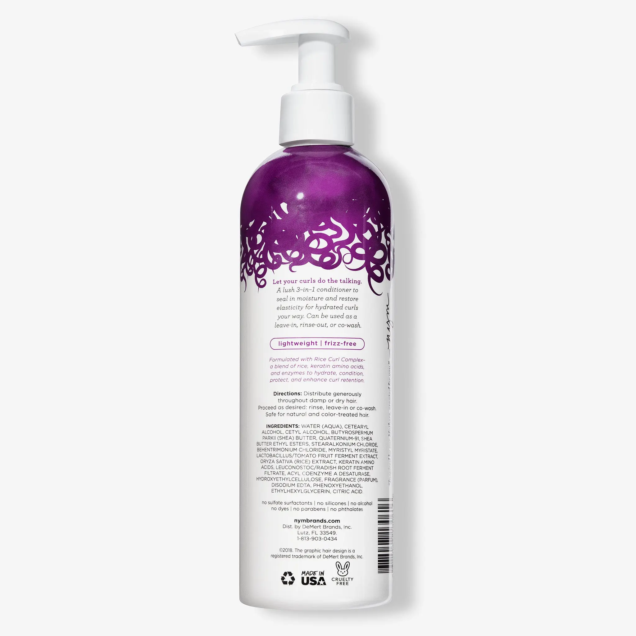 NYM, Curl Talk Acondicionador 3 en 1 para cabello rizado - Imagen 3