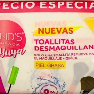 2 TOALLAS DESMAQUILLADORAS PONDS YUYA 25 UDS P.E