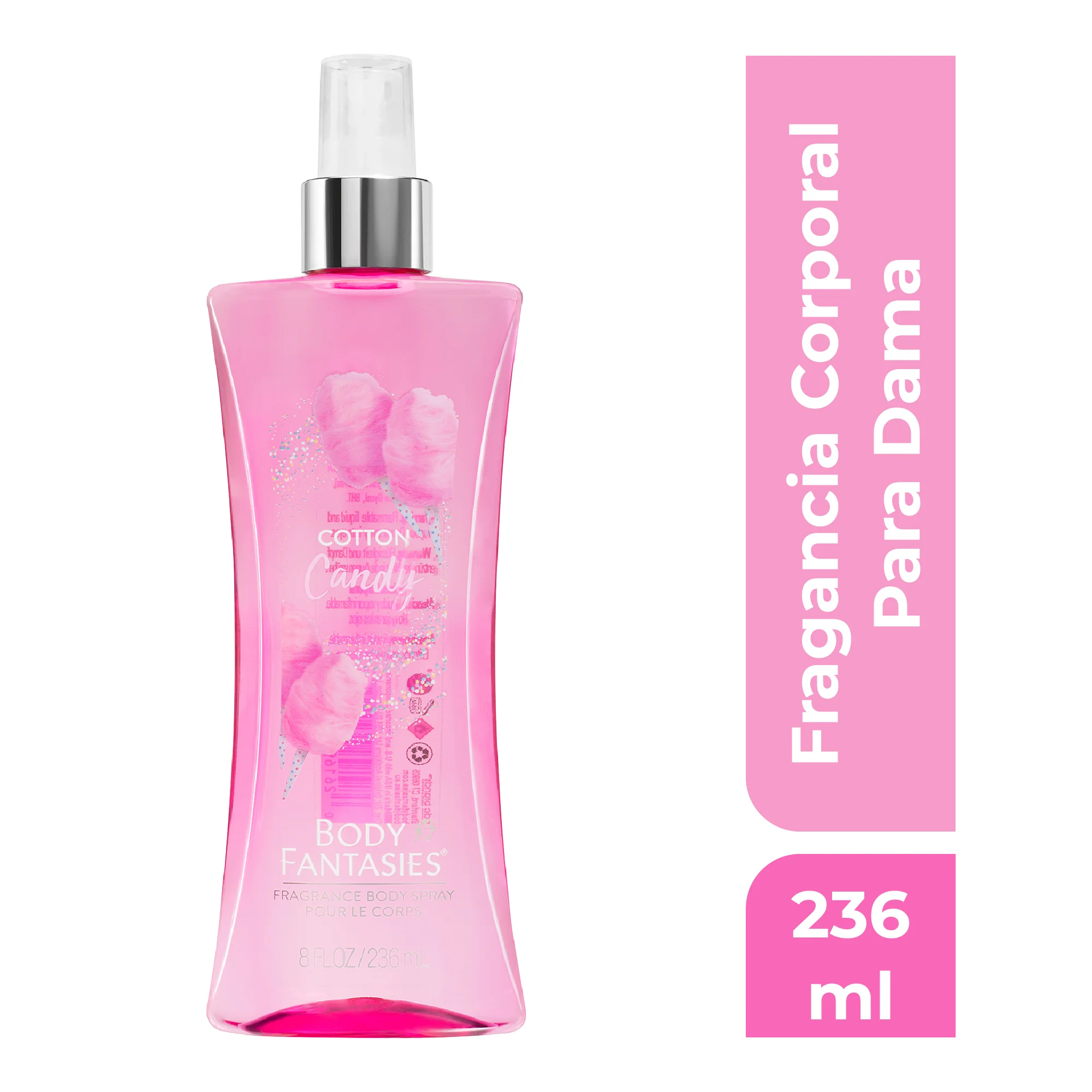 Body Fantasies Cotton Candy – Body Spray 236 mL