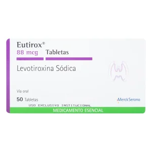 EUTIROX 88 MCG 50 TABLETAS