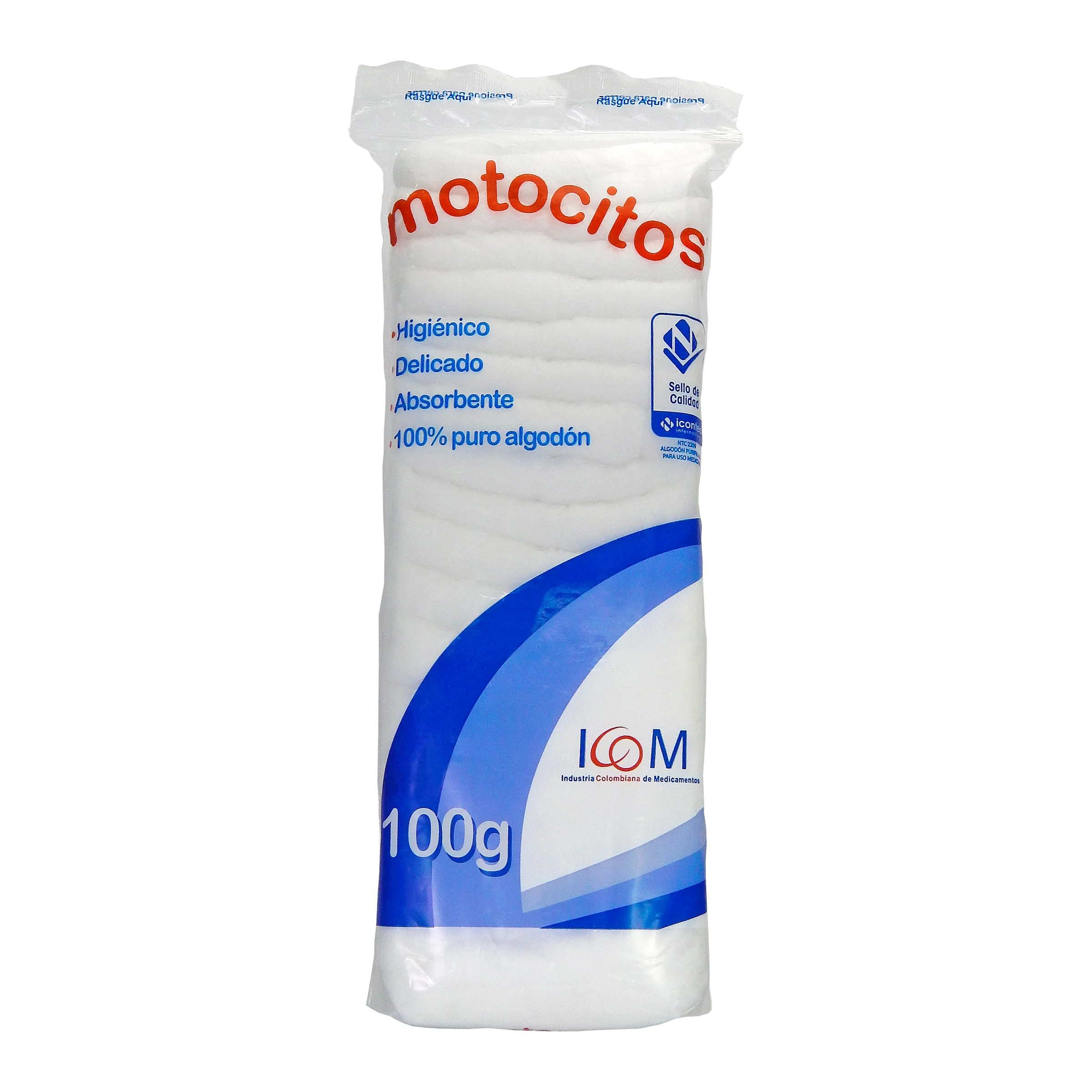 ALGODON MOTOCITOS 100 GR ICOM – (LR)
