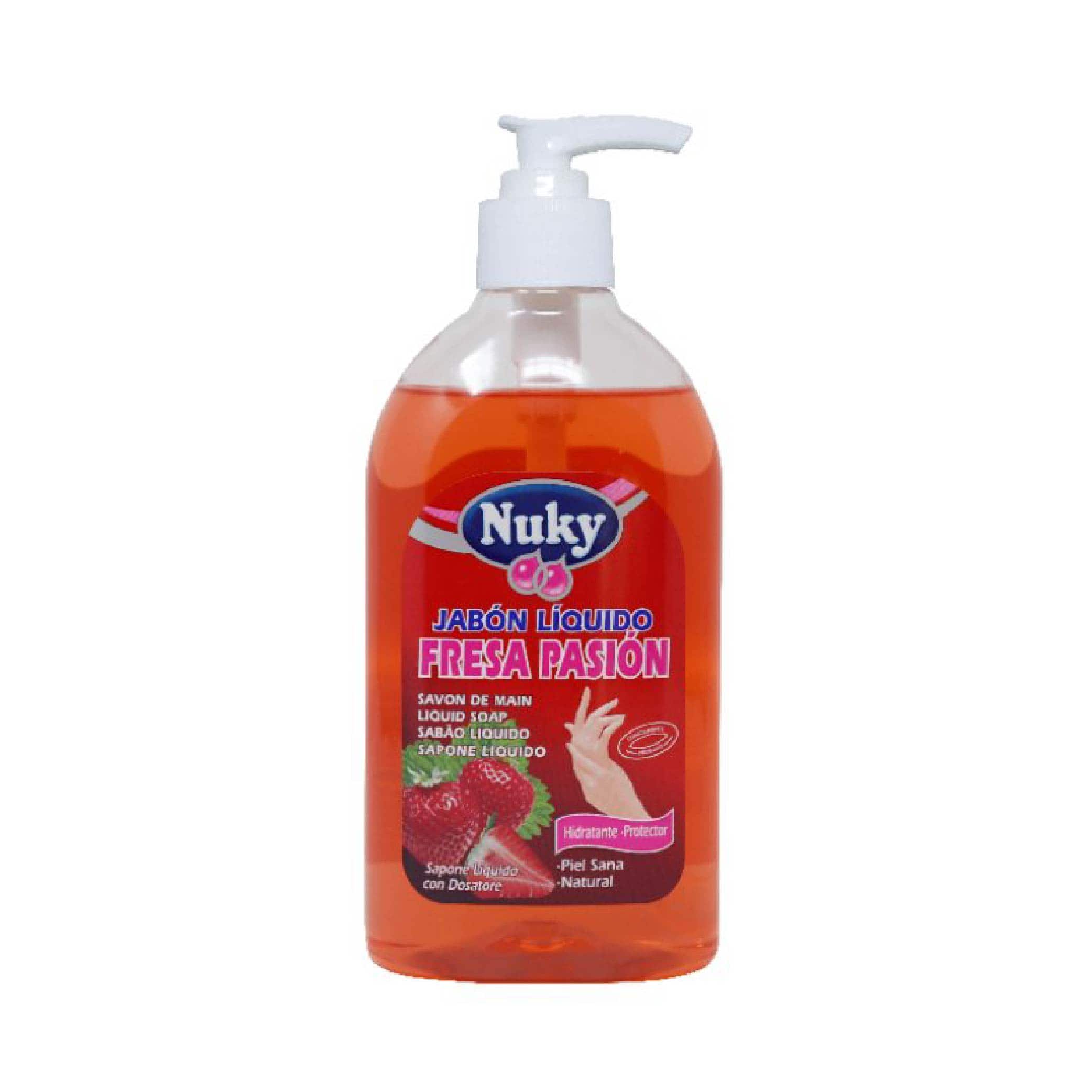 Nuky Jabón Líquido Fresa 500ml
