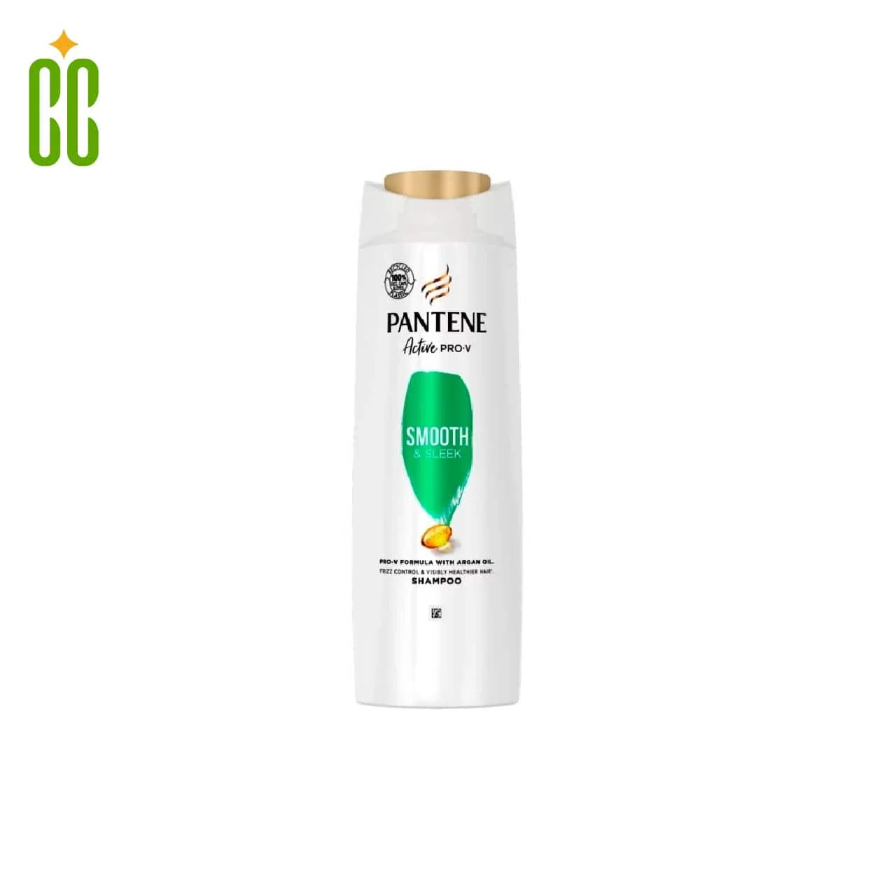 Pantene Active Pro-V Smooth y Sleek Champú, 400 ml