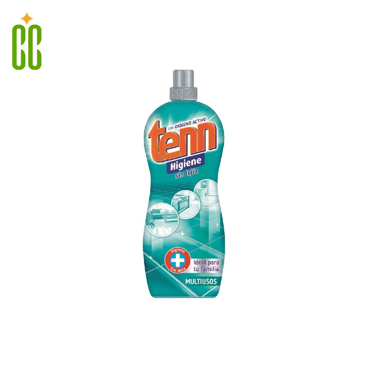 Tenn Fregasuelos Higiene Multiusos con Oxígeno Activo Sin Lejía, 1250 ml
