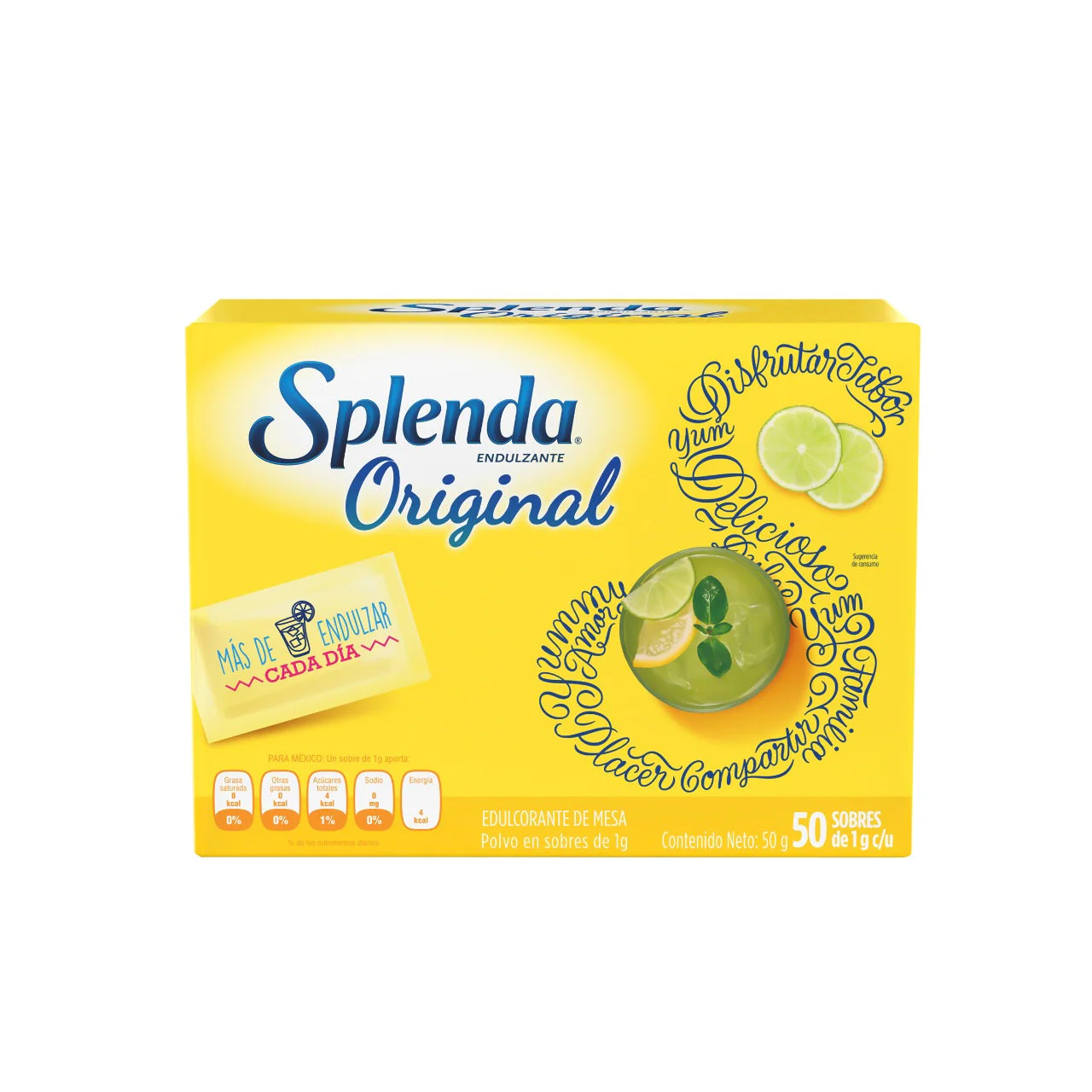 SPLENDA 50 SOBRES