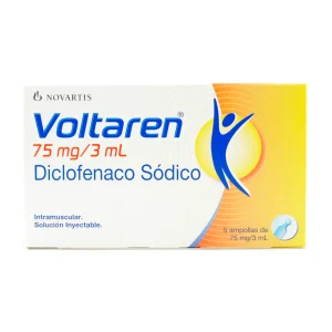 (F) VOLTAREN 75 MG 5 AMPOLLAS - 1 UNIDADES