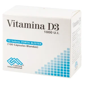 (F) VITAMINA D3 1000 UI 100 CAPSULAS PC - 10 UNIDADES